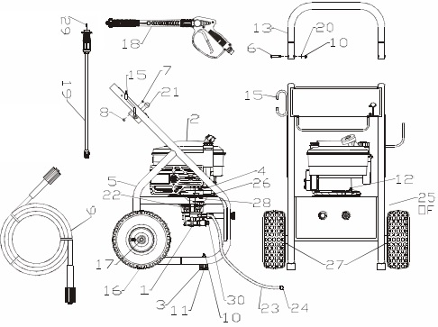 powermat coleman PW0912200.01 repair parts